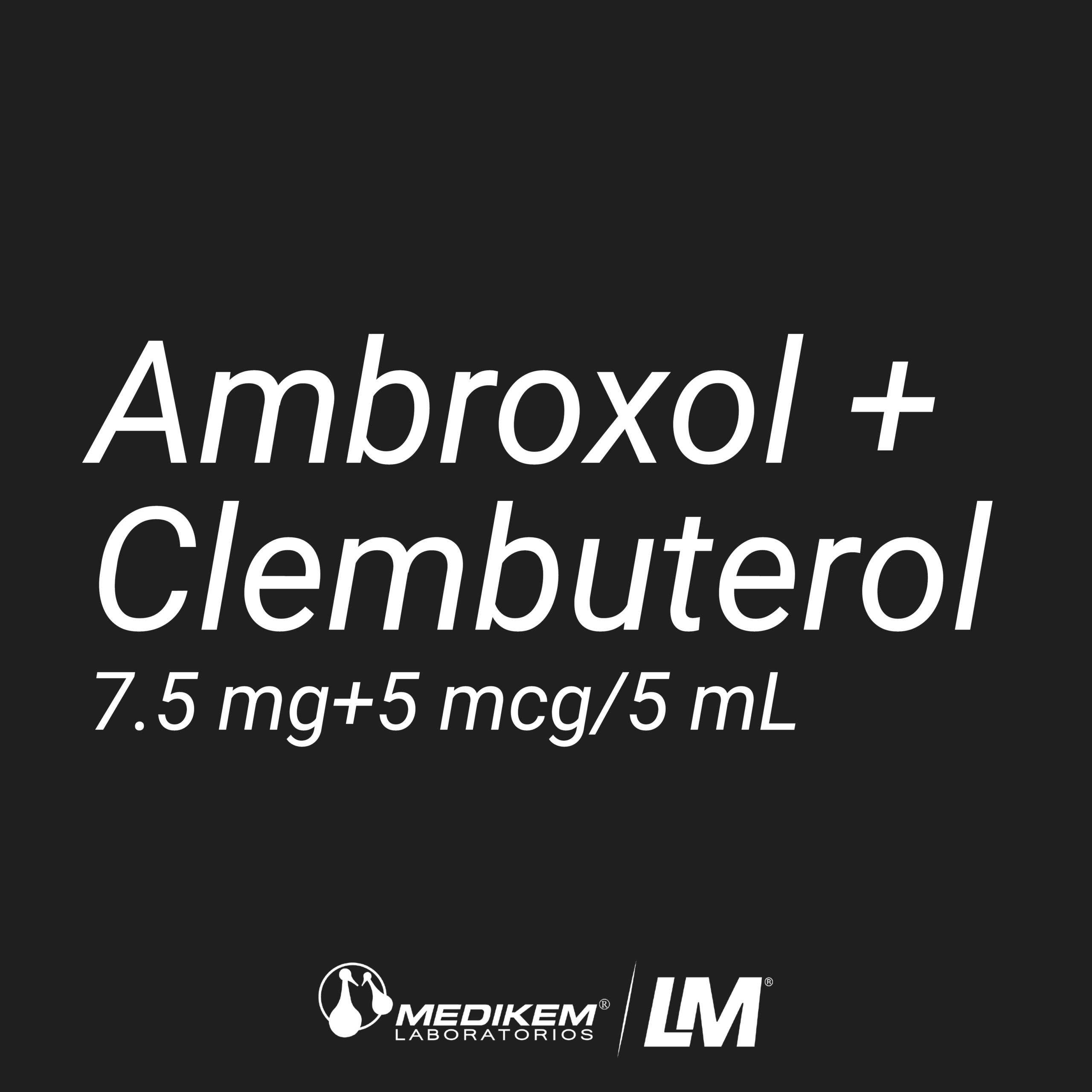 Ambrokem Compositum: Ambroxol 7.5mg + Clembuterol 5mcg/120mL jarabe - Image 2